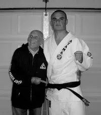 Hélio Gracie with Ralek Gracie